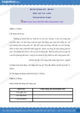 15 đề ôn tập học kì 2 Văn 8 có đáp án và lời giải chi tiết